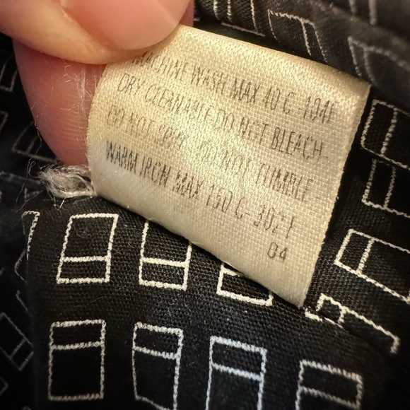 Z Zegna Men's Geometric Button Down Dress Shirt / 43 - Picture 10 of 11